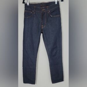 Nudie Jeans Mens Lean Dean Denim Jeans Size 28x32 Organic